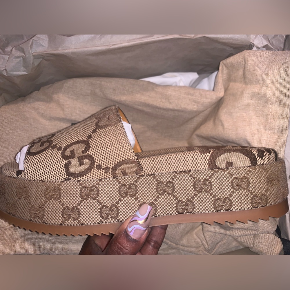Gucci Women's Platform Sandals - Picture 2 of 2